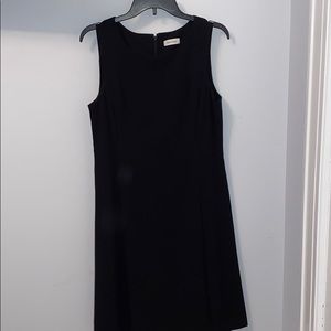Calvin Klein black A-line sleeveless dress vintage